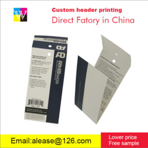 Header card Printing