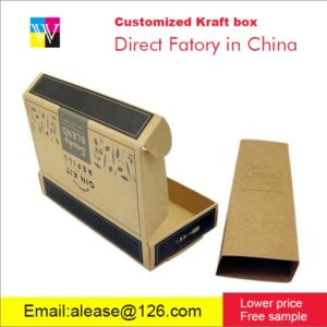 Customized Kraft box in China